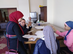 فعاليات تقييم مقرر رسم تنفيذي بقسم المنتجات المعدنية والحلى لدور مايو 2018