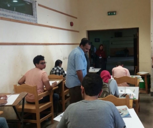 اول أيام أختبارات التأهيل للالتحاق بكلية الفنون التطبيقية - جامعة بنها