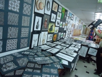 بعض الاعمال والتصميمات التي شاركت في معرض الكلية الثاني للفرقة الاعدادي