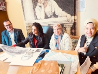 فعاليات تقييم مقرر رسم من الطبيعه الحيه الفرقة الثالثه  بقسم الغزل والنسيج والتريكو