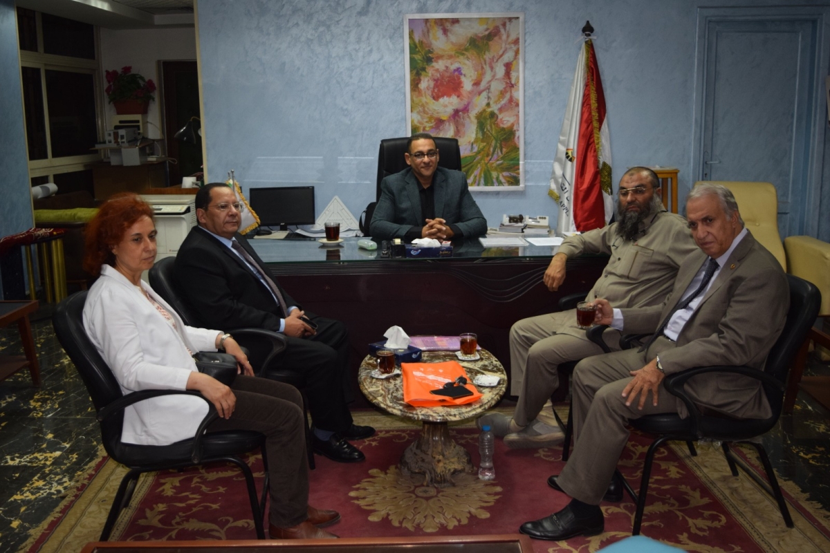 زيارة ممثلي صندوق دعم صناعة الغزل والمنسوجات لبحث ودراسة أوجه التعاون بين الصندوق والكلية في المجالات ذات الصلة بتخصصات الكليه