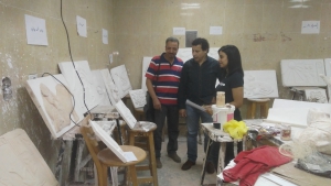 فاعليات تقييم مقرر تصميم النحت البارز 2 بقسم النحت و التشكيل المعمارى و الترميم