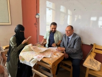فاعليات تقييم أساليب طباعة المنسوجات (٢) الفرقة الاولى بقسم طباعة المنسوجات و الصباغة و التجهيز للفصل الدراسي الثاني للعام الجامعي ٢٠٢٥ /٢٠٢٦