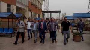 زيارة نواب رئيس جامعة بنها لكلية الفنون التطبيقية - ومطبعة جامعة بنها  قبل العام الدراسي 2015 / 2016 م