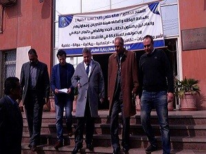 جولة للقاضى للإطمئنان على انتظام الدراسة فى يومها الأول