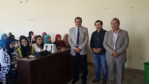 زيارة أ.د / هشام أبوالعينين - نائب رئيس جامعة بنها لشئون الدراسات العليا والبحوث لكلية الفنون التطبيقية جامعة بنها