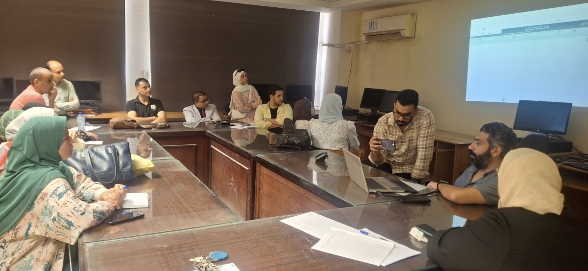 فاعليات ورشة تدريب الارشاد الاكاديمي علي منصة ابن الهيثم
