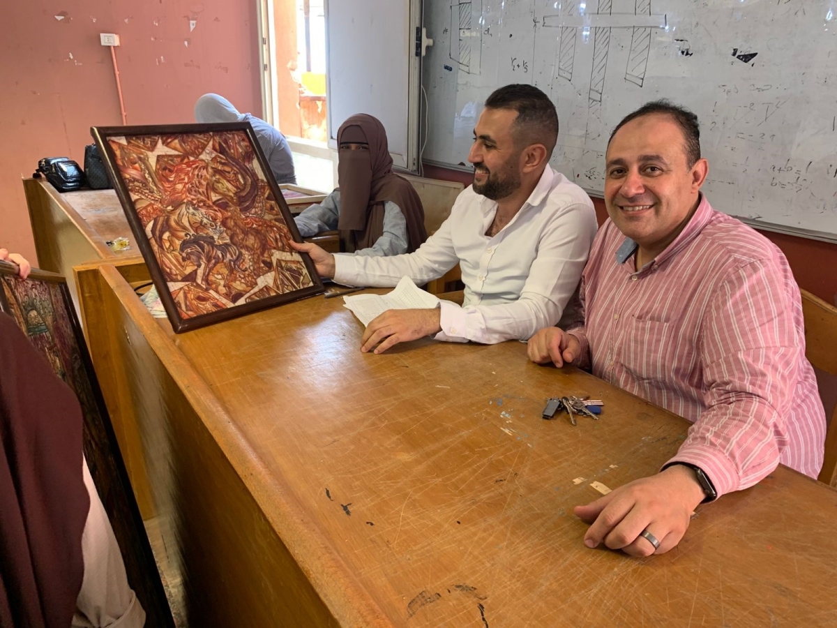 فعاليات تقييم مقرر أساليب طباعة المنسوجات 2 - الفرقة الاولى - قسم طباعة المنسوجات و الصباغة و التجهيز - الفصل الدراسي الثاني 2024-2025