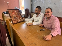 فعاليات تقييم مقرر أساليب طباعة المنسوجات 2 - الفرقة الاولى - قسم طباعة المنسوجات و الصباغة و التجهيز - الفصل الدراسي الثاني 2024-2025