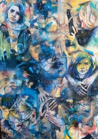 الفائزين بالمسابقة الفنية عن " فنون ضد العنف" للطلاب والمجتمع المدني ولذوى الهمم