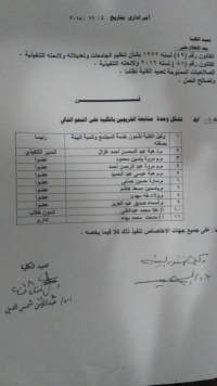 أنشاء وحدة للخريجين بالفنون التطبيقية